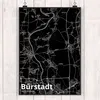Mr. & Mrs. Panda Bild Bürstadt DIN A3 - Geschenk, wanddeko, Produktbild-Vorschau 2