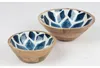 8x Schalen mit Motiven, aus Mangoholz und Emaille, Produktbild-Vorschau 10