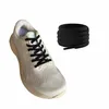 Ovale Schnürsenkel für Laufschuhe - Schwarz - 120 cm Produktbild-Vorschau