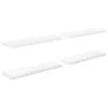 Four white shelves are arranged in a staggered pattern against a white background. Náhled obrázku produktu