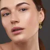 Ohrringe Baum des Lebens: Goldene Creolen Ohrhänger Produktbild-Vorschau 3