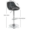 2er Set Barhocker Höhenverstellbar Drehbar Barstuhl Küche Produktbild-Vorschau 2