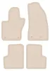 DURBAN Beige Velours-Fußmatten-Set für Jeep Renegade SUV Produktbild-Vorschau 1