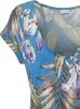 LASCANA Sommerkleid mit V-Ausschnitt im Alloverdruck, Produktbild-Vorschau 6