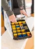 OPP Organizer 14" (schwarz/transparent, 22 Fächer) Produktbild-Vorschau 2