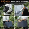Panier XXL pour bois de cheminée en feutre, avec double Voir les images du produit 6