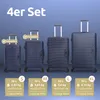 deluxe4home® 4 tlg. Hartschalenkofferset Reisekoffer Koffer Produktbild-Vorschau 3