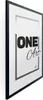 A framed picture with text on it, presented at an angle. Anteprima dell’immagine prodotto