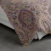 A close-up view of a patterned duvet cover. Produktbild-Vorschau