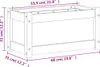 vidaXL Kvetináč 60x31x31 cm z masívneho borovicového dreva Náhľad obrázku produktu 7