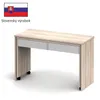 Kondela Rozkládací PC stolek Versal New - dub sonoma / bílá Náhled obrázku produktu 2