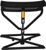 A black footrest on a white background. Produktbild-Vorschau