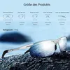 1 Polarisierte Sonnenbrille in silberfarbenem Retro-Design Produktbild-Vorschau 3
