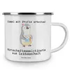 Mr. & Mrs. Panda Emaille Tasse Wirtschaftsanalytikerin Produktbild-Vorschau 3