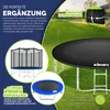 KIDUKU Trampolin Abdeckung Ø244 cm - Schwarz Regenplane Produktbild-Vorschau 7