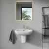 Duravit D-Code Waschtisch, mit Hahnloch und Überlauf, 600 × Produktbild-Vorschau 23