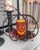 Vintage Jack-O-Lantern Wachskerze mit LED Licht & Timer 12 Produktbild-Vorschau 2