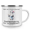 Mr. & Mrs. Panda Emaille Tasse Eventmanagerin Leidenschaft Produktbild-Vorschau 3