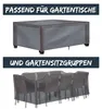 Gartentisch Schutzhülle aus 600D Oxford Polyester, Produktbild-Vorschau 3