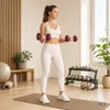 Zestaw 2 hantli do ćwiczeń 2 × 2 kg hantle HEX bitumiczne Podgląd zdjęcia produktu 4