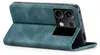 A teal flip case for a smartphone is shown standing upright. Produktbild-Vorschau