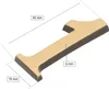 KOTARBAU® Číslo "1" Patina Samolepicí 5 cm z mosazi pro Náhled obrázku produktu 2