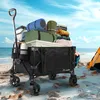 Bollerwagen Handwagen Faltbar 100L 100KG Transportwagen mit Produktbild-Vorschau 8