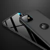 A close-up shot of a black iPhone 11 case with a reflective surface, showing the camera bump and the Apple logo. Produktbild-Vorschau