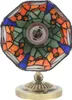 Vintage lampa ścienna szklane metalowe kolorowe fiolki E27 Podgląd zdjęcia produktu 5