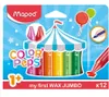 Pastelli a candela Jumbo Colorpeps 12 pz. Anteprima dell’immagine prodotto 3