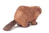 A plush toy beaver is shown from a rear, slightly elevated angle against a white background. Produktbild-Vorschau