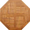 vidaXL Table de jardin pliante Ø110x75 cm Bois massif Voir les images du produit 7