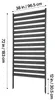 SucceBuy Paravento in metallo 95,5x183 cm, divisorio con Anteprima dell’immagine prodotto 8