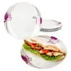 lot de 6 assiettes à gâteaux Viola Porcelaine 6 personnes Voir les images du produit 2