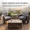 Zestaw 2 Poduszek Ogrodowych Pikowanych na Krzesło zoom Podgląd zdjęcia produktu 6
