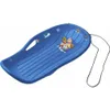 A blue plastic sled with Paw Patrol characters on it, shown on a white background. Voir les images du produit