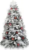 Dekorierter künstlicher Weihnachtsbaum mit 213 Ornamenten Produktbild-Vorschau 1