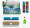 ARTULIO Diamond Painting Set - Verliebte Schwäne zwischen Produktbild-Vorschau 2