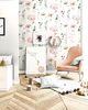 NEWROOM Tapete Nawad Rosa Vliestapete - Floral Blumen Produktbild-Vorschau 3
