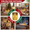 UISEBRT Set de 3 bougies LED avec guirlande lumineuse, sans Voir les images du produit 6