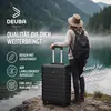 DEUBA TRAVEL Koffer Set 3tlg Hartschalenkoffer Schwarz Produktbild-Vorschau 9
