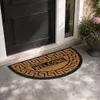 vidaXL Zerbino mezzotondo 45x75 cm Gomma e fibra di cocco Anteprima dell’immagine prodotto 1