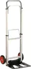 A silver and red sack truck on a white background. Náhled obrázku produktu