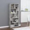 Libreria grigio cemento 67x24x161 cm Materiale a base di Anteprima dell’immagine prodotto 22