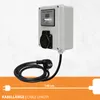 A power regulator/dimmer device with a digital display and a power outlet, connected to a power cord and plug. Produktbild-Vorschau