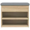vidaXL Schuhbank Sonoma-Eiche 62x32x50 cm Holzwerkstoff Produktbild-Vorschau 6