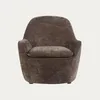 HOMLA Sessel SOFIERO mit braunem Stoffbezug, 74,5 × 72,5 × Produktbild-Vorschau 2