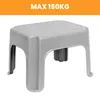 Tritthocker 38 cm grau Produktbild-Vorschau 3