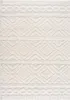 Teppich Hochflor Wohnzimmer - 160x230 cm - Einfarbig Creme Produktbild-Vorschau 2