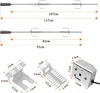 NAIZY Grillspieß Set 107 cm inkl. 4X Fleischnadeln und Produktbild-Vorschau 5